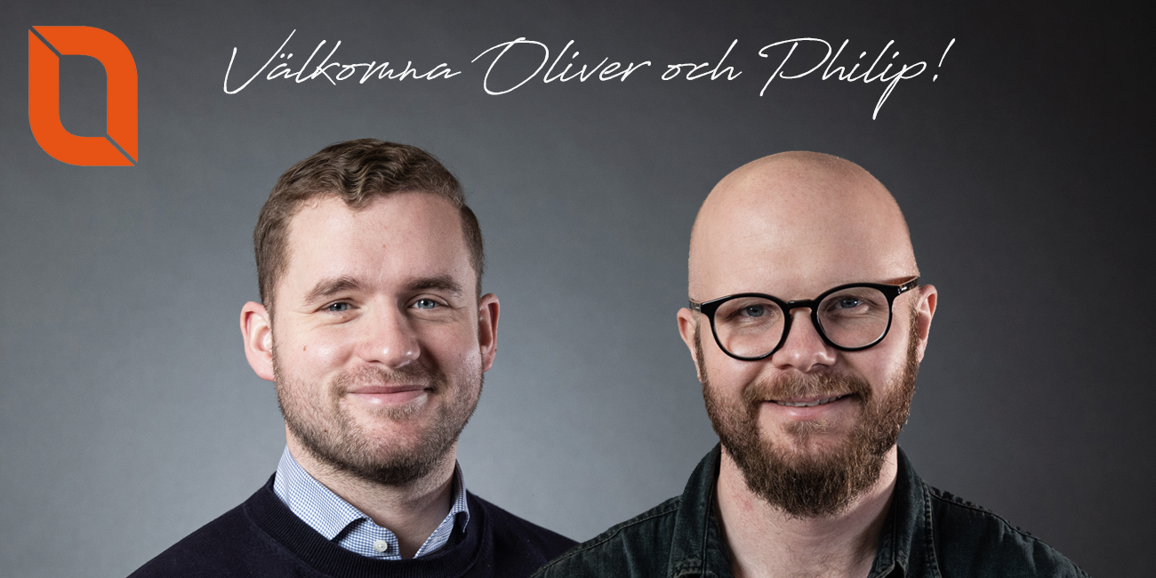 Välkomna Oliver och Philip!